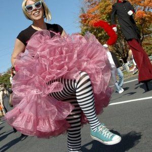 Candy Pink Crinoline/ Burlesque/Costume (M)